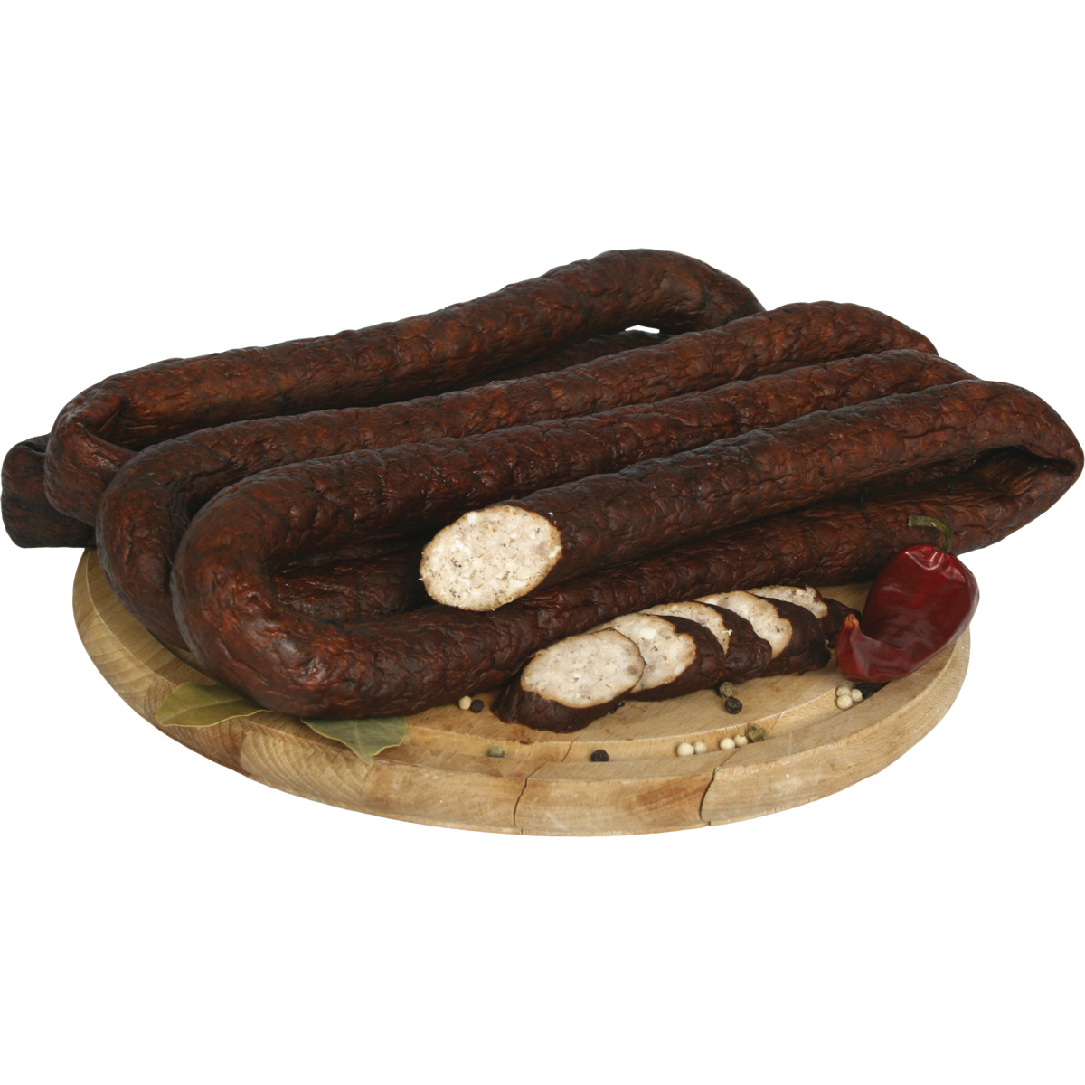kiełbasa swojska na karczku pieczona